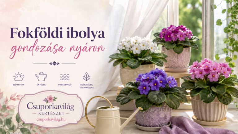fokföldi ibolya gondozása nyáron